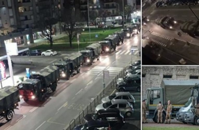 VIDEO: Army Of Trucks Carrying Coronavirus Corpses In Italy