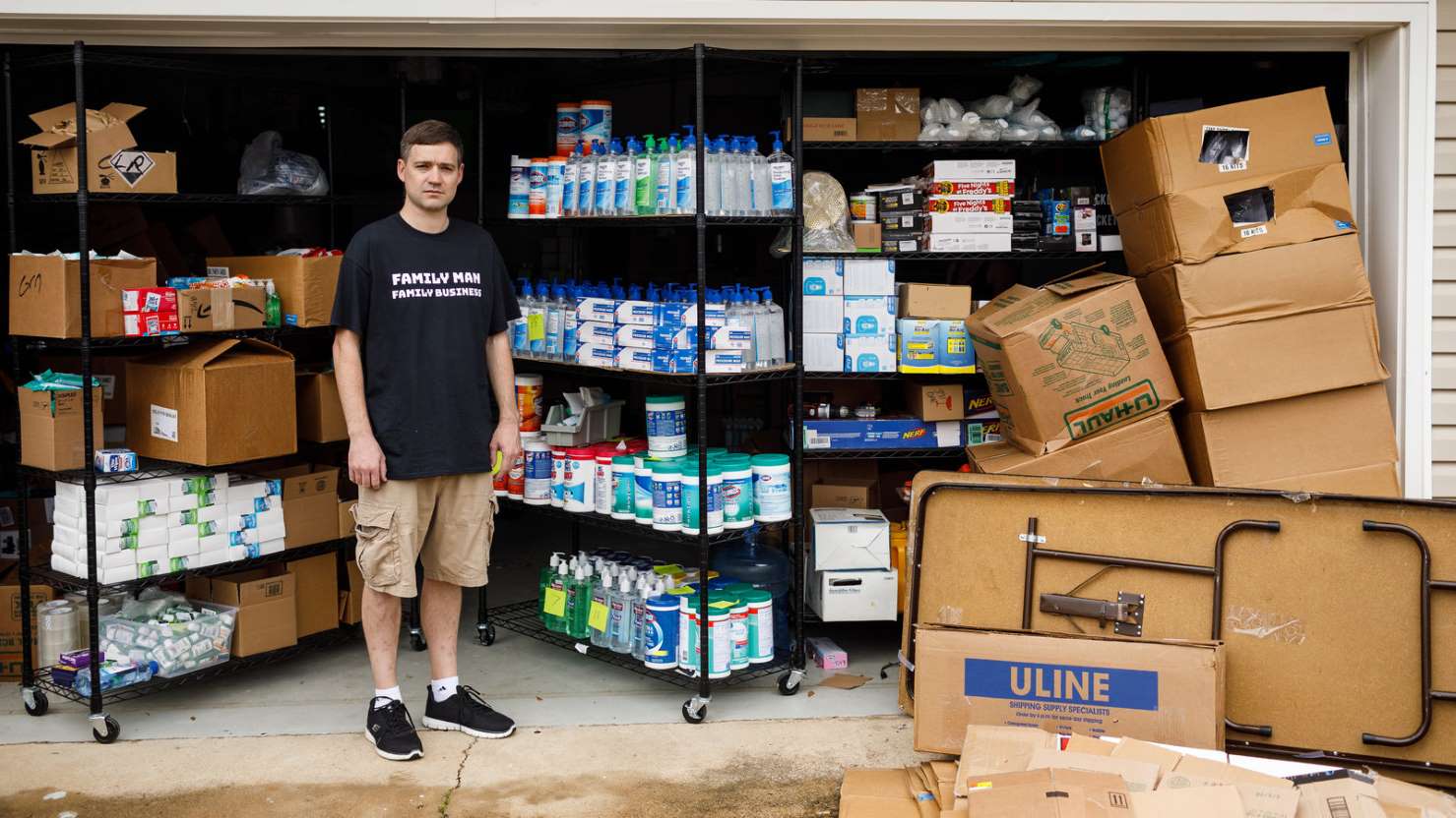 Matt Colvin, 17,700 Bottles of HandSanitizers