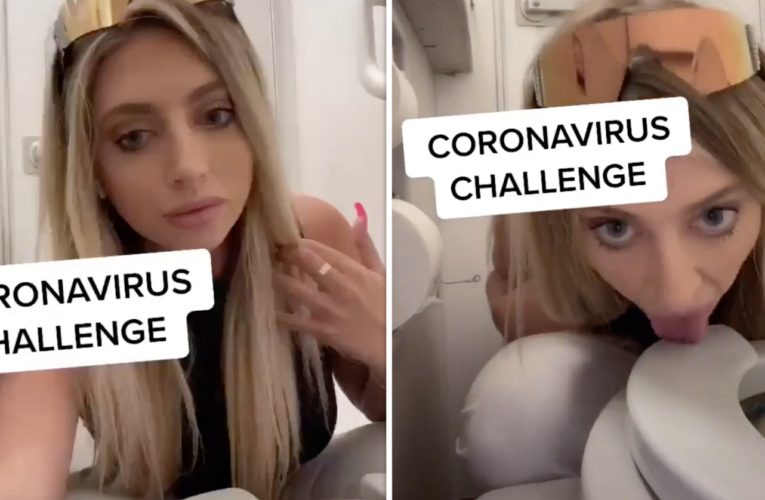 Tiktok User Starts ‘Coronavirus Challenge’ By Licking Airplane Toilet Seat